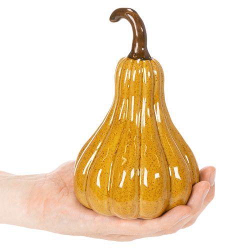 Dekoratív tök asztaldísz Halloweenre 18cm | Floristik24.hu