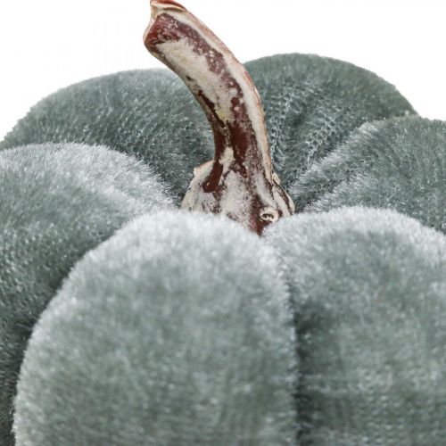 Floristik24 Asztali dekoráció őszi dekoráció sütőtök puha szürke bézs Ø6,5cm 9db