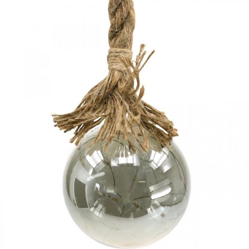 Floristik24 LED golyó belsejében Ø10cm színezett 15L meleg fehér időzítő