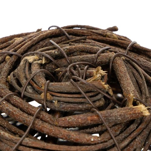 tételeket Szőlőgömb, natúr barna, dekorációnak, Ø14cm M14cm