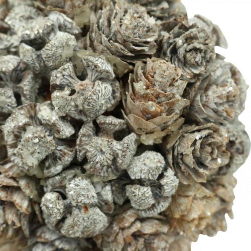 Floristik24 Karácsonyi dekorációs kúp golyó karácsonyfadíszek felakasztásához Ø10cm