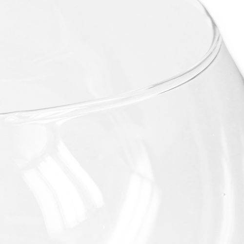 tételeket Golyóváza Üvegváza Átlátszó Kerek Asztali Váza Virágváza Ø15,5cm H12,5cm