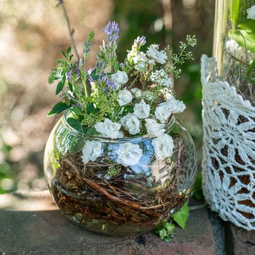 tételeket Golyóváza Üveg Mini Váza Kerek Üveg Deco H8cm Ø7cm