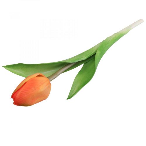 tételeket Művirág Tulipán Orange Real Touch tavaszi virág H21cm