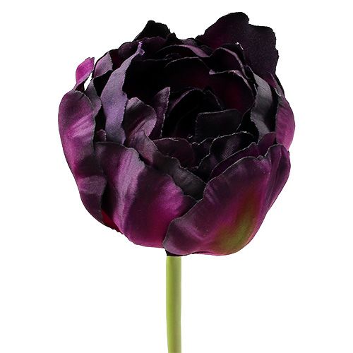 tételeket Művirág tulipán lila-zöld 84cm - 85cm 3db