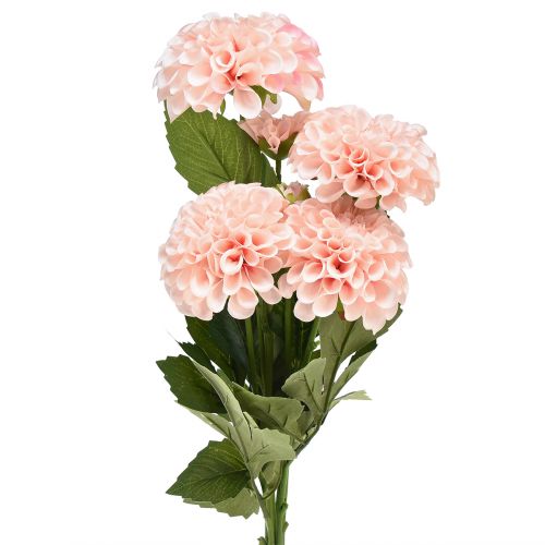 Floristik24 Mesterséges Dália Művirágok Pink 5 Virággal 50cm