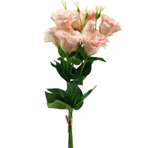 Floristik24 Művirágok Eustoma Lisianthus pink 52cm 5db