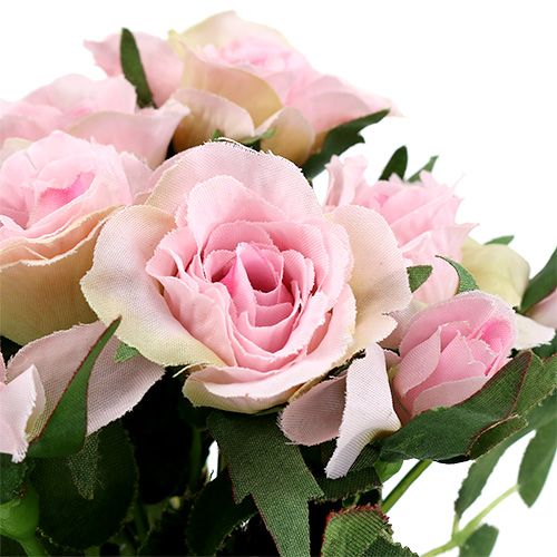 tételeket Művirágos rózsacsokor rózsaszín L26cm 3db
