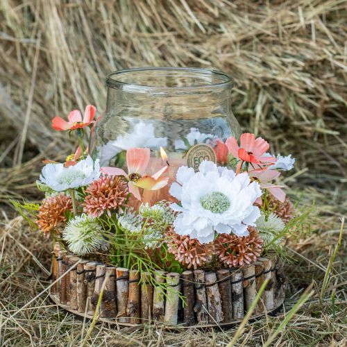 tételeket Művirág rózsaszín allium díszítésű díszhagyma 34cm 3db csokorban