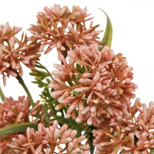 tételeket Művirág rózsaszín allium díszítésű díszhagyma 34cm 3db csokorban