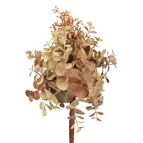 Floristik24 Mesterséges eukaliptusz csokor, művirág dekoráció bimbóval 30cm