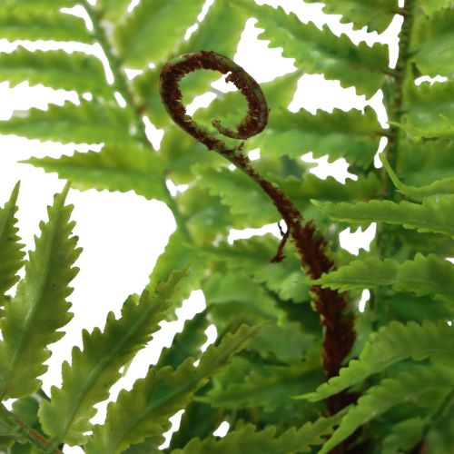 tételeket Mesterséges növény Mesterséges páfrány Dekoratív páfránylevelek zöld 40,5cm