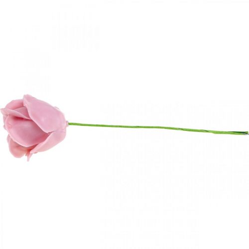 tételeket Műrózsák rózsaszín viasz rózsák dekoratív rózsák viasz Ø6cm 18 db