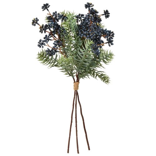 Floristik24 Műborókaágak bogyókkal, tűágakkal, 45 cm, 3 darab