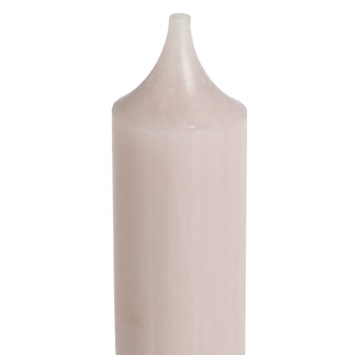 tételeket Rövid pálcás gyertyák színe világos rózsaszín 21×110mm 6 db