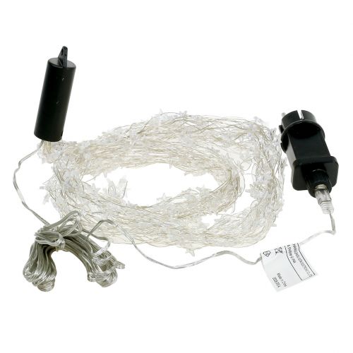 Floristik24 LED fényköteg csillag külső 320 1m ezüst / meleg fehér