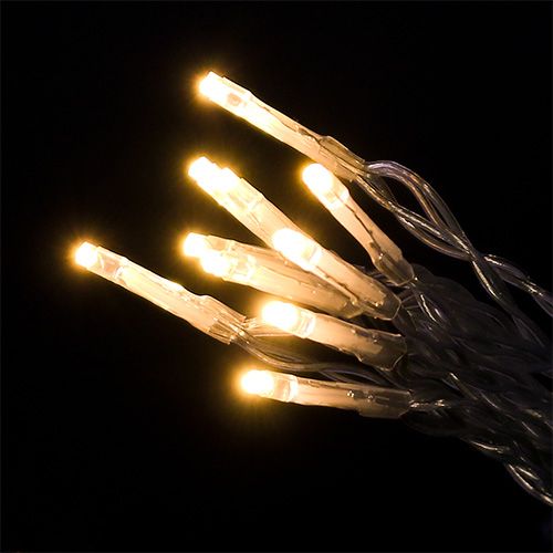 Floristik24 LED tündér lámpák 10er 1,3m meleg fehér, elemes