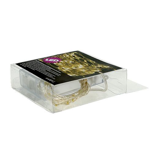 tételeket LED tündérfények meleg fehér füzér belsejében a 100-as akkumulátorcsomaghoz