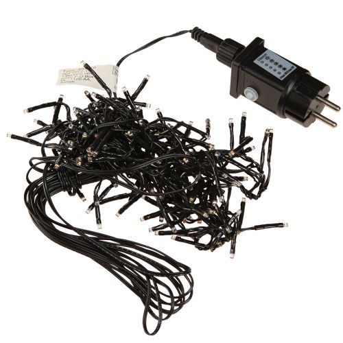 tételeket LED világítólánc klaszter kültéri időzítő 144 LED 130cm