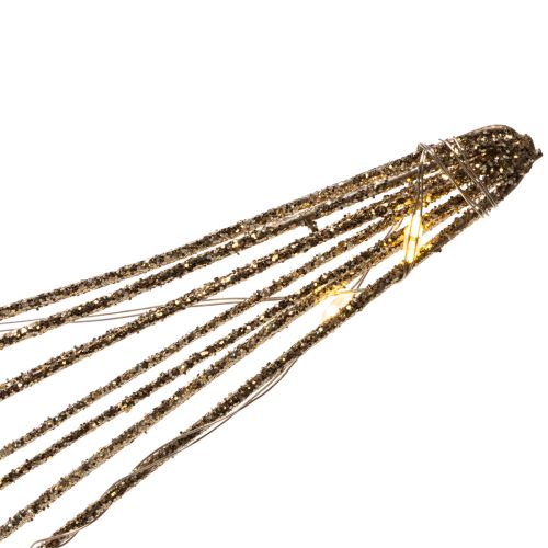 Dekoratív LED csillag drótból, beltéri használatra, 32 cm | Floristik24.hu