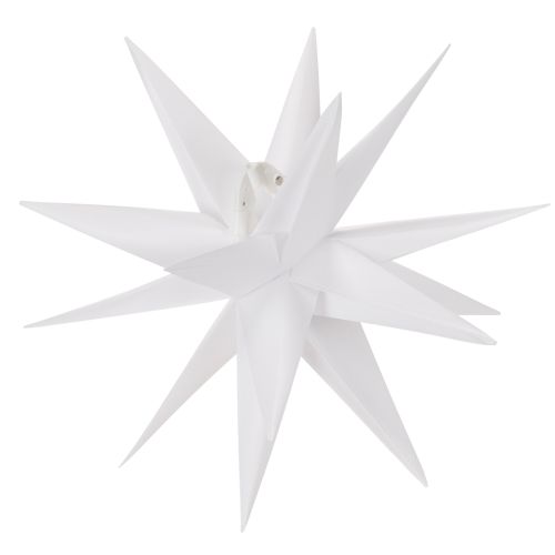 Dekoratív LED csillag, meleg fehér, kültéri, időzítővel, 40 cm