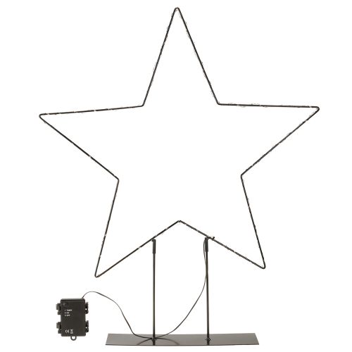 LED állólámpa 150 Micro LED meleg fehér fém Ø58cm