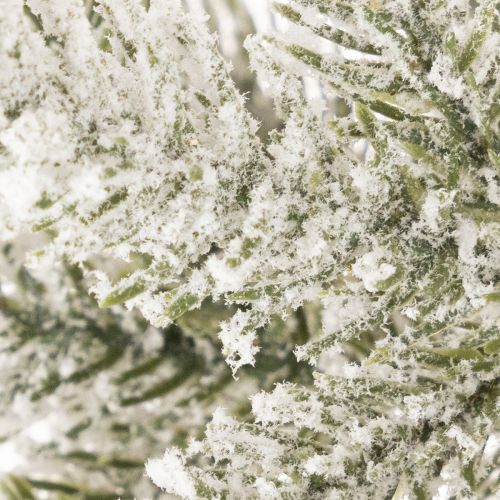 Műfenyő hóval, jutazsákban, 40 LED, beltéri használatra, 85 cm | Floristik24.hu