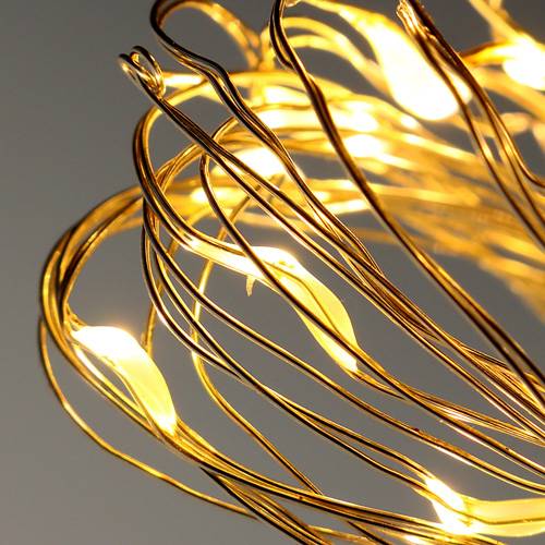 tételeket LED tündér lámpák 20db elemre 2m meleg fehér 6 db