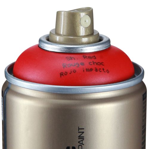 tételeket Festék spray piros Montana Gold szatén matt 400ml