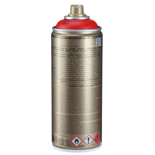 tételeket Festék spray piros Montana Gold szatén matt 400ml
