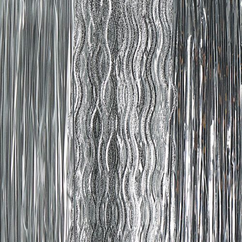 Floristik24 Karácsonyfa ékszer talmi keverék ezüst 50cm