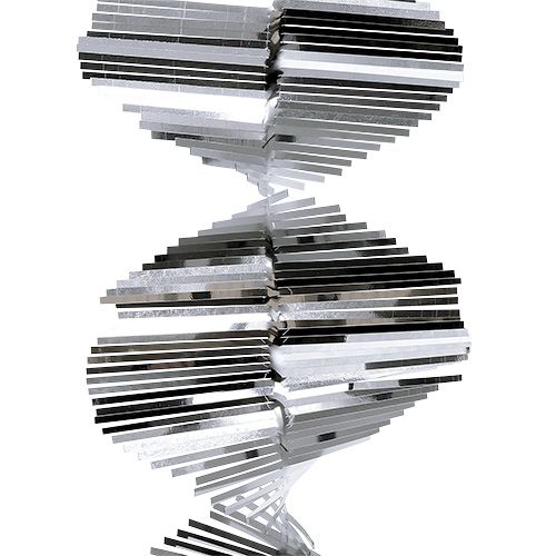 Floristik24 Talmi spirálfüzér 1,5 m ezüst