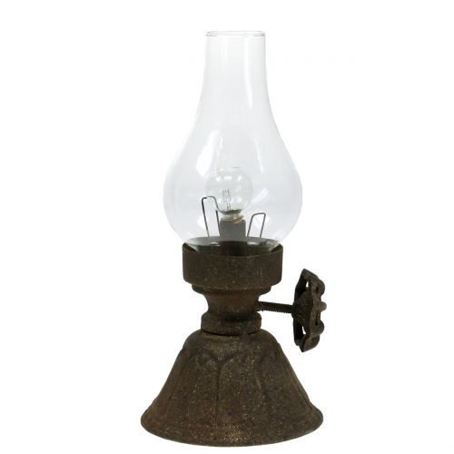 Dekoratív lámpa antik Ø11,5cm H25cm | Floristik24.hu