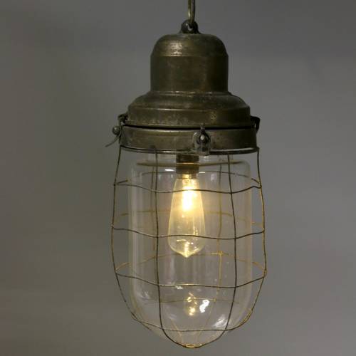 tételeket Deco lámpa hajólámpa lánccal akasztható LED Ø13,5cm H29,5cm