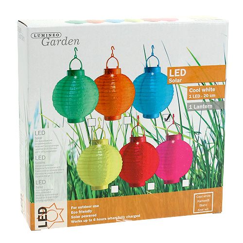 tételeket Lámpás LED napelemes 20cm kék