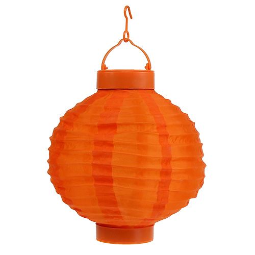 Floristik24 Lámpa LED szolárral 20cm narancs