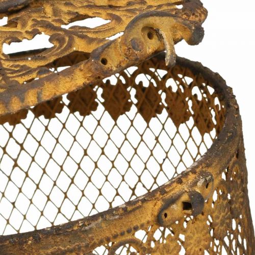 Floristik24 Lámpás rozsdás megjelenés kerti dekoráció nyári Ø15,5/19,5cm H29/36cm 2 db-os készlet