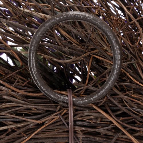 tételeket Levendula koszorú tavaszra, ajtódísz, bejárati dekoráció, 60 cm