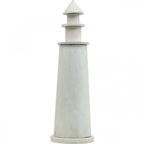 tételeket Lighthouse Shabby Chic Cream Maritime Deco Ø13cm H41,5cm