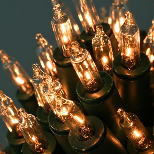 Floristik24 Mini 50 7,5 m-es fénylánc zöld / átlátszó belső használatra