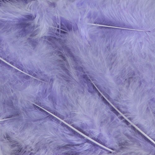 tételeket Purple Feathers Bolyhos kézműves kellékek tavaszi 5-10cm 20g