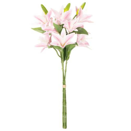 Műliliom virág, szárvirág, dekoráció, 68 cm, 3 darab | Floristik24.hu