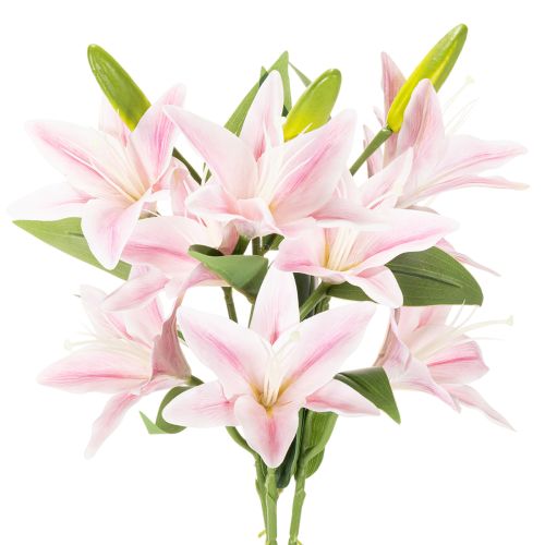 Műliliom virág, szárvirág, dekoráció, 68 cm, 3 darab | Floristik24.hu