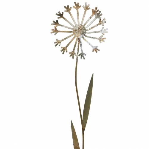 Kerti dugó pitypang patina fém Ø10 H49cm