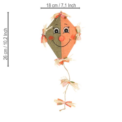 tételeket Vicces díszes sárkány akasztásra narancssárga 18×26cm 2db