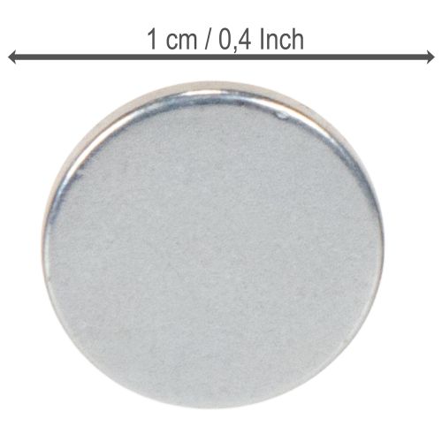 Mágneses korong gyertyatartókhoz és fémtálcákhoz, 1 cm, 20 darab | Floristik24.hu