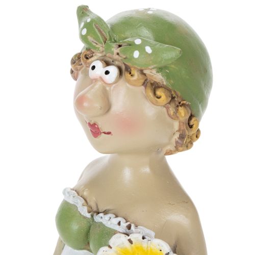 tételeket Dekoratív figurák egy gazdapárról, vidám nappali és nyári dekoráció beltéri használatra, 17 cm, 2 darab