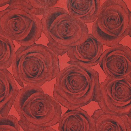 tételeket Mandzsetta papír selyempapír vörös rózsák 25cm 100m
