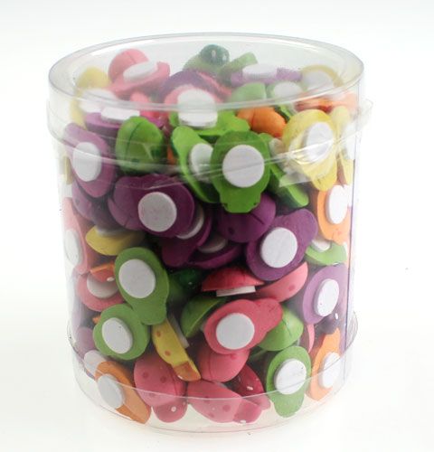 Floristik24 Fa katicabogarak 2 cm-es vegyes színek ragasztásához. 220 darab