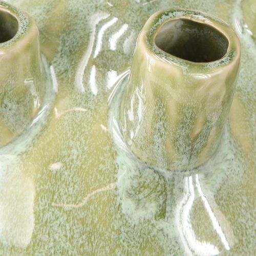 tételeket Tengeri dekorációs váza Coral Design Világoszöld Ø14,5cm H14cm